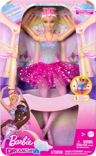 Dreamtopia Twinkle Lights Ballerina Doll - Light-Up Blonde Tiara