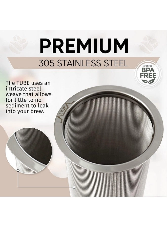 TUBE+ - Cold Brew Filter Strainer Infuser