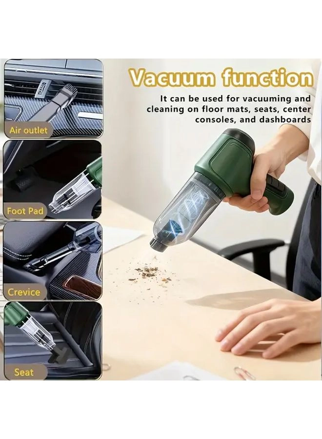4-in-1 Wireless Handheld Vacuum Cleaner - 2000mAh
