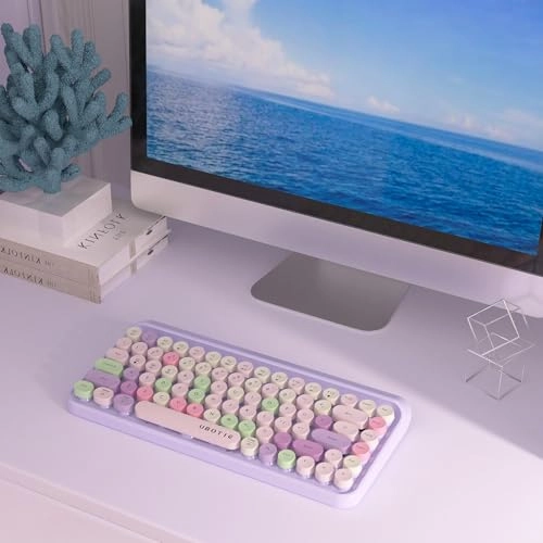 Portable Bluetooth Computer Keyboard - QWERTY Wireless