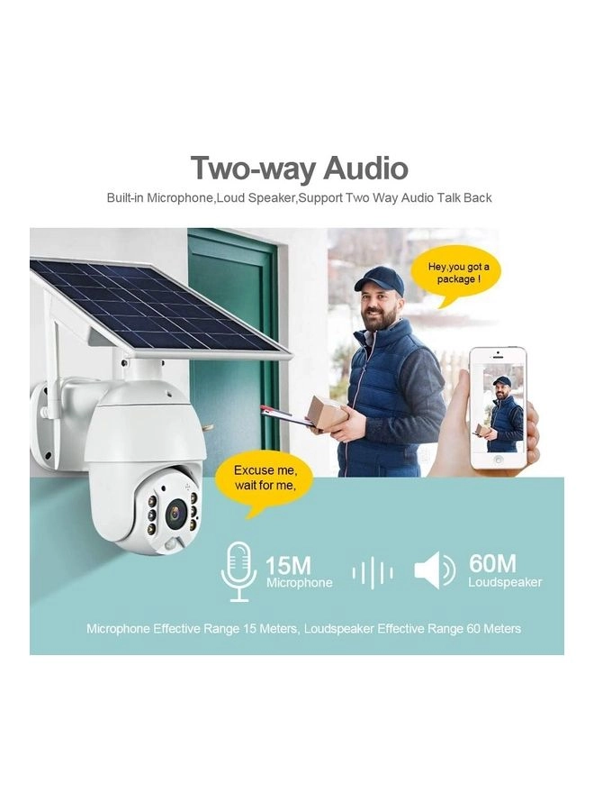 Wireless Solar Security Camera 1080p