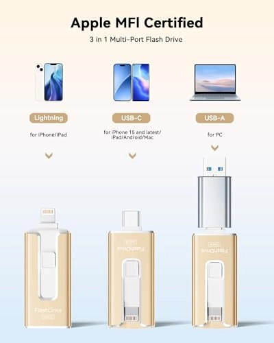 USB Stick - USB 3.0 Lightning USB-C 256GB