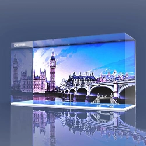 Acrylic Display Case - 10214 Dustproof Transparent 107 x 30 x 50 cm