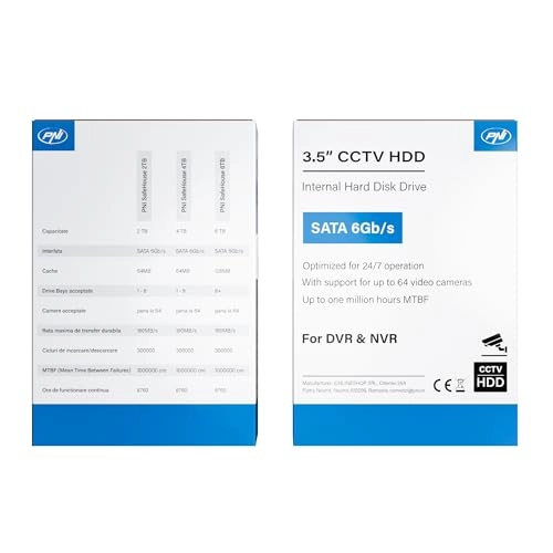 SafeHouse 3.5" 7200rpm 256MB SATA 6Gb/s (PNI-HDD-SF-6TB) - 6TB