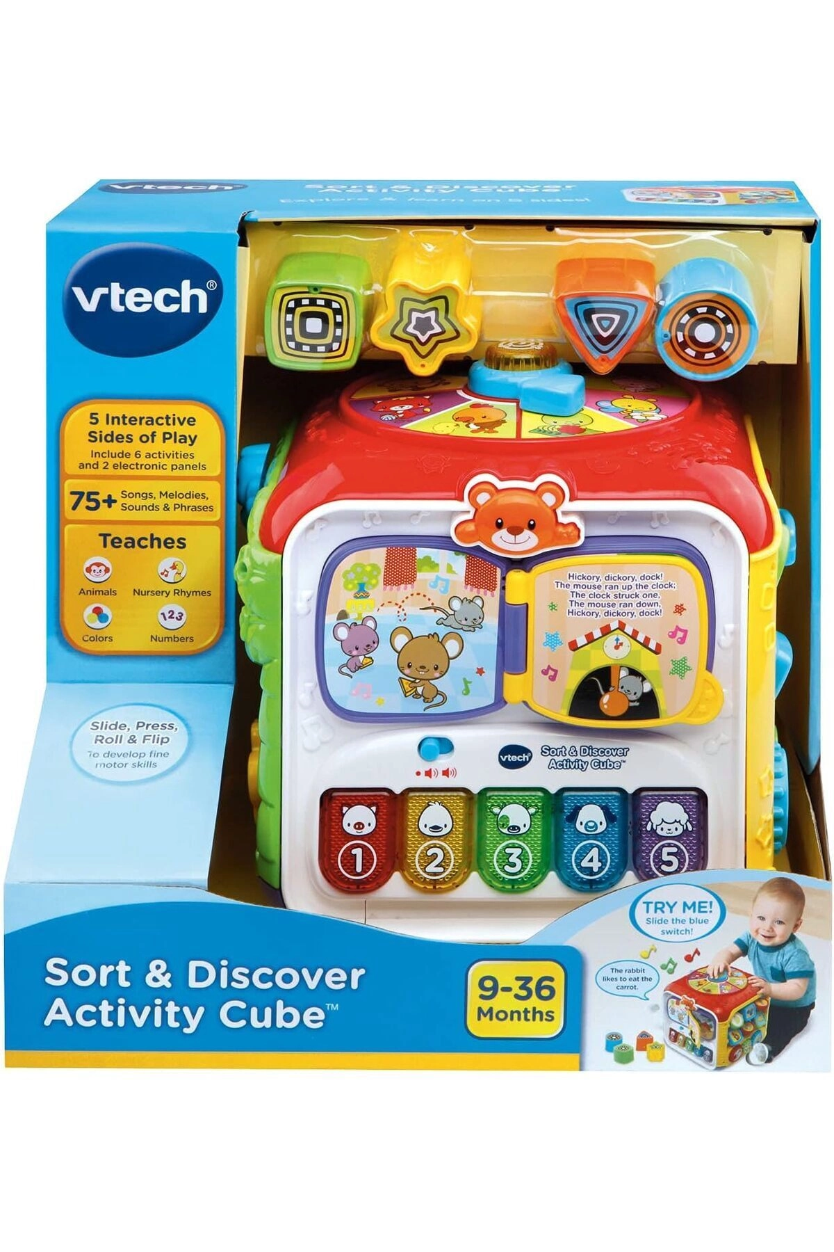 COLOR LAND CHILDRENS TOYS CENTER LLC Sort & Discover Activity Cube - 1 Piece