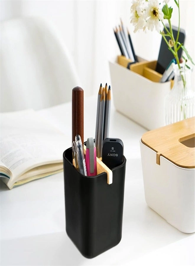 Bamboo Toothbrush Holder - Tough Bamboo Eco-Friendly Compact
