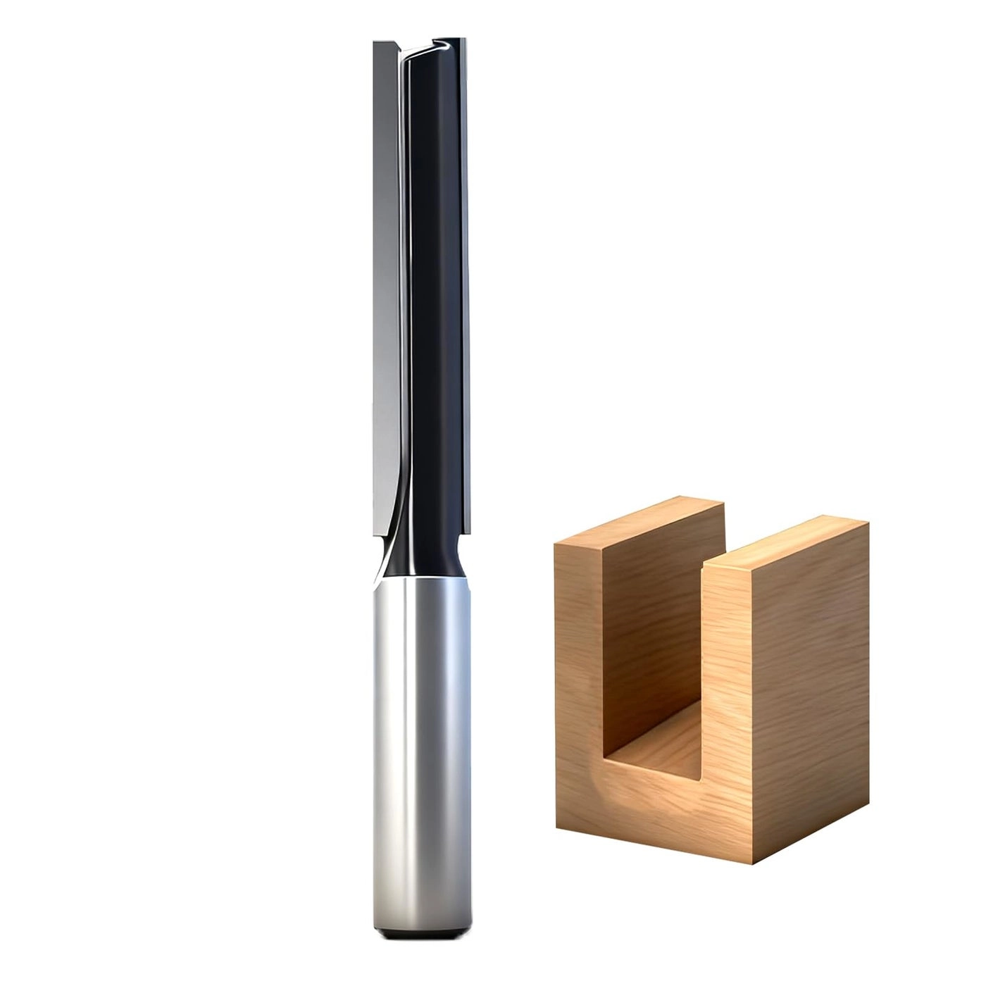 SICWOOD Straight Router Bit - 212 Inch 12 Shank
