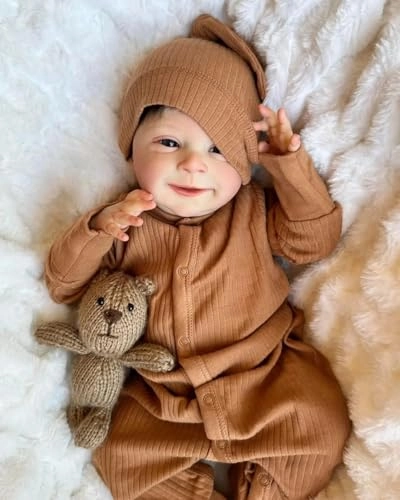 Reborn Baby Doll - 18 Inches 48 cm Silicone Baby Boy Ages 3+