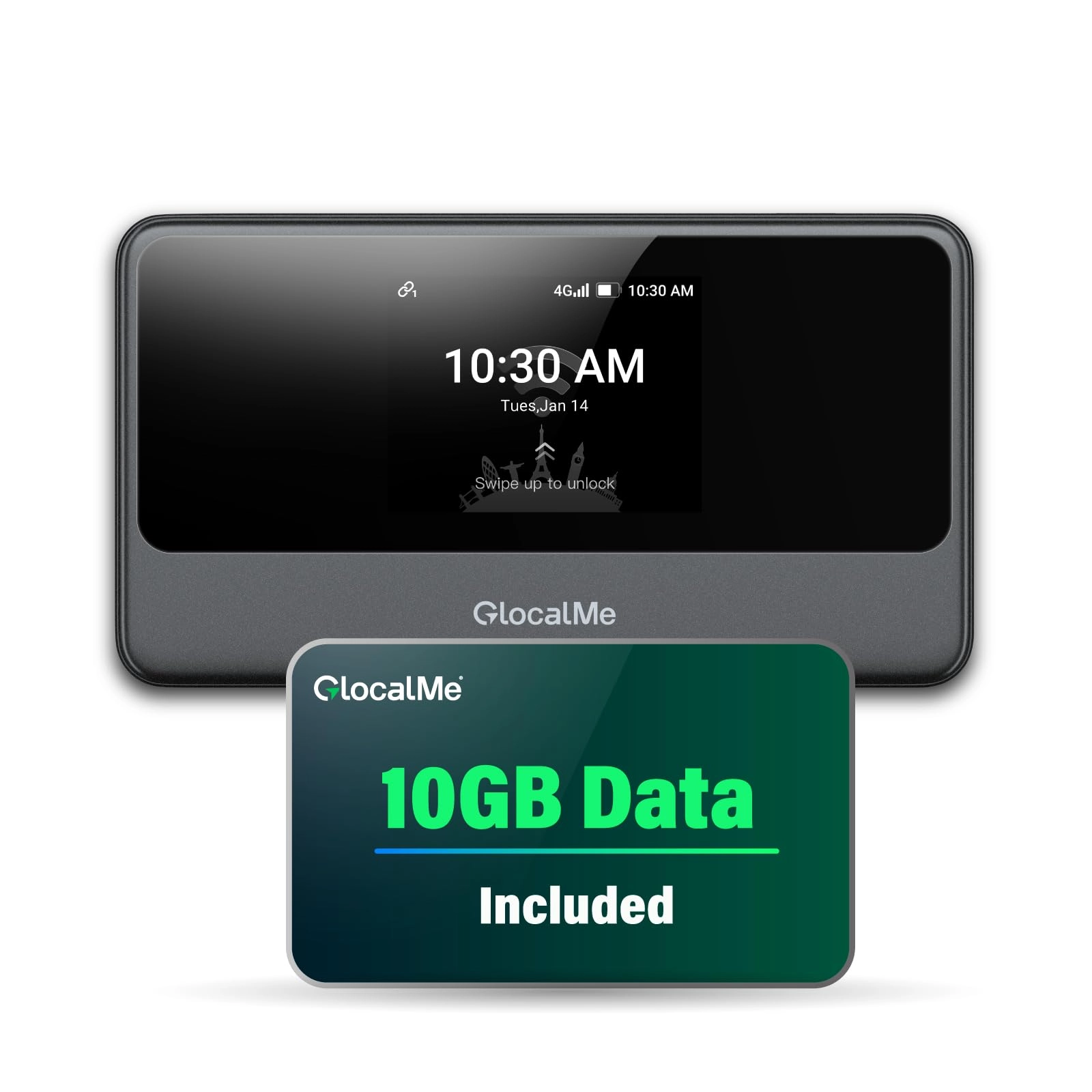 GlocalMe MeowGo G40Pro - 4G 802.11a 802.11ac 802.11b 802.11g 802.11n 390 Mbps