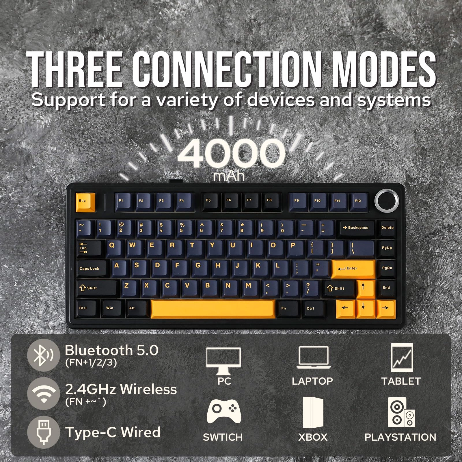 Aula F75 - QWERTY Wired/Wireless