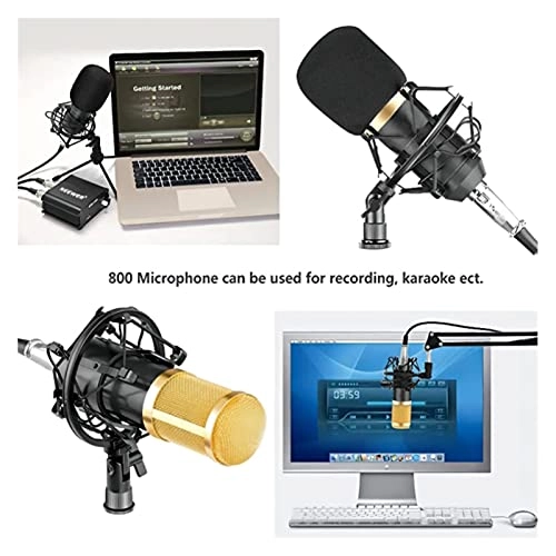 V8Sound Card - Condenser Microphone USB 3.5MM