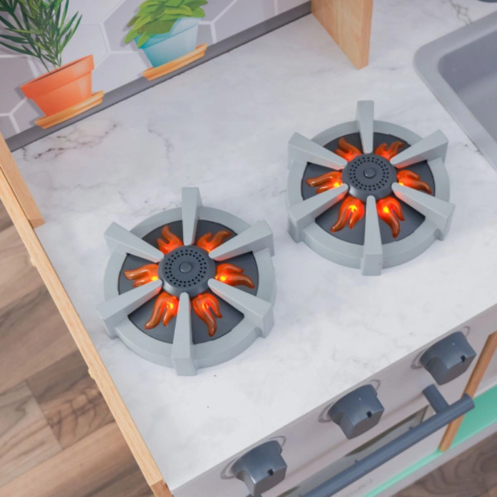 Let's Cook Play Kitchen - Wooden Lights & Sounds (DBT-53433)