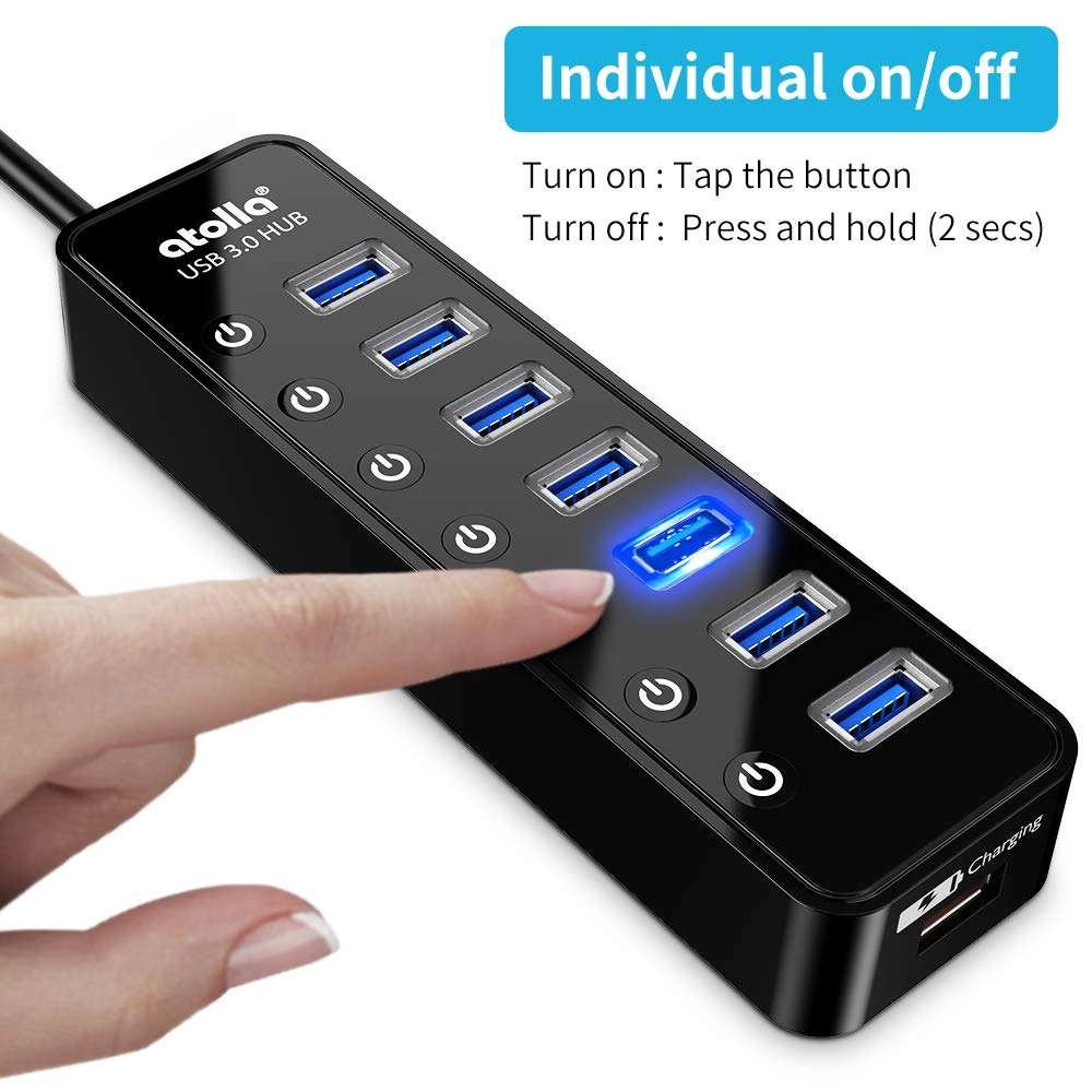 7-port USB 3.0 data hub