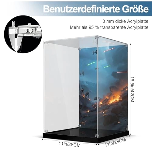 Acrylic Display Case for LEGO 75417 AT-ST Walker