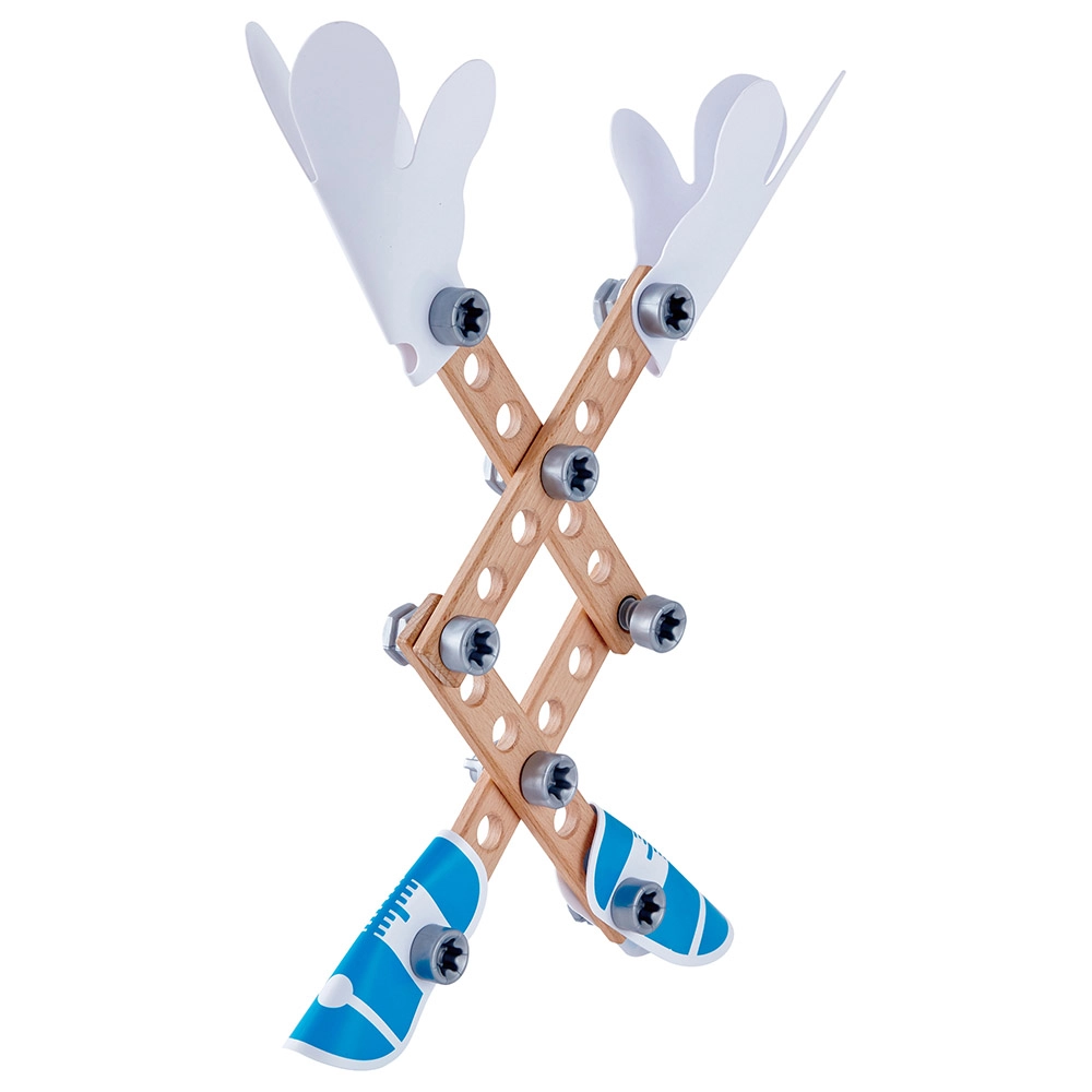 Junior Inventor Discovery Scientific Wooden Workbench - 4 + 58 pieces