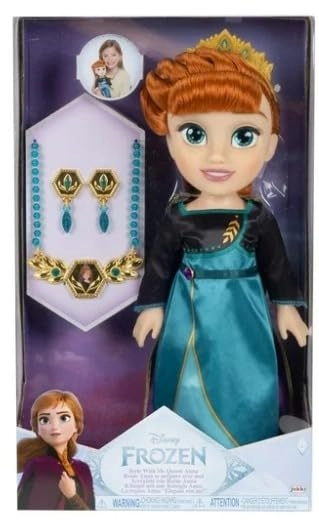 Anna Toddler Doll - 14" Child Sized Jewelry Ages 3+