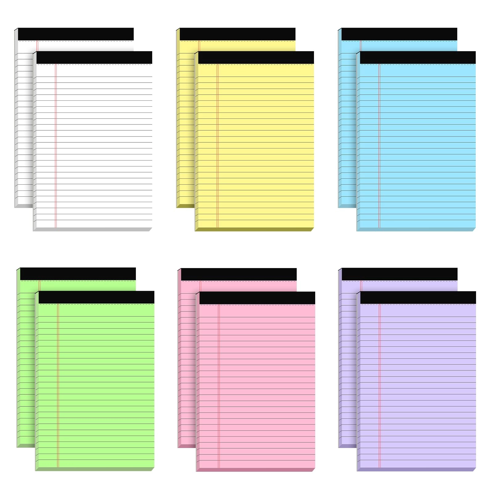 ailzfei Small Legal Pads 5 x 8 - Lined 30 Sheets