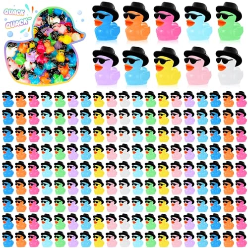 Barydat Mini Resin Cowboy Ducks