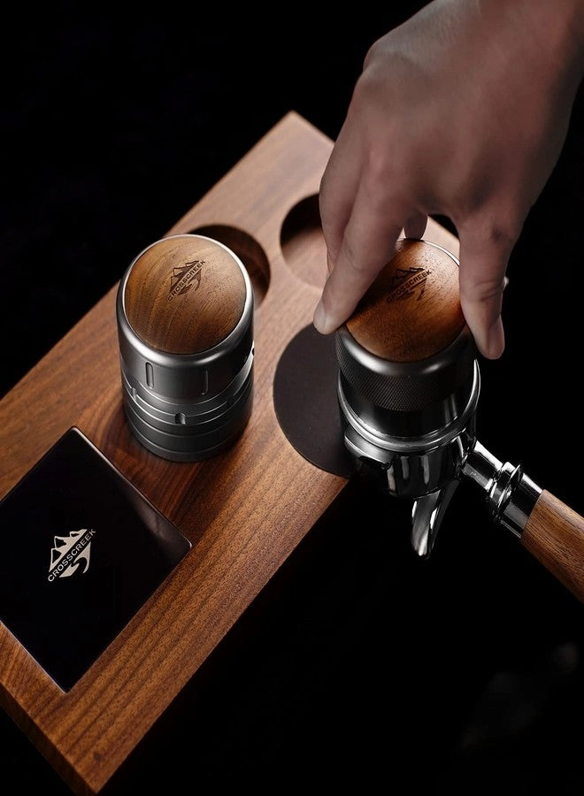 Espresso Tamping Station - Walnut 51/54/58mm Portafilter