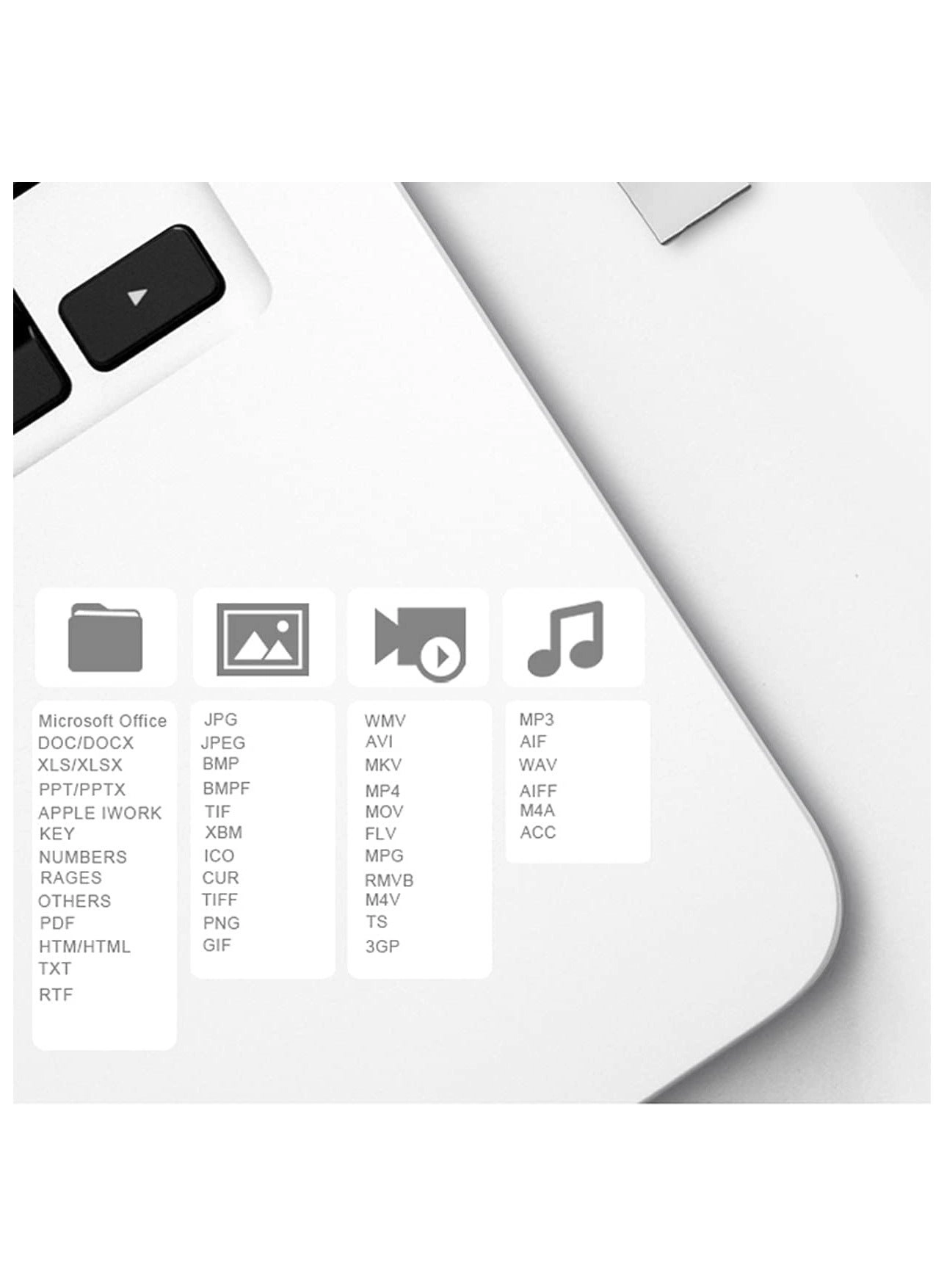 OTG 4 in 1 USB Flash Drive - USB 3.0 Lightning Type-C Micro USB 512GB