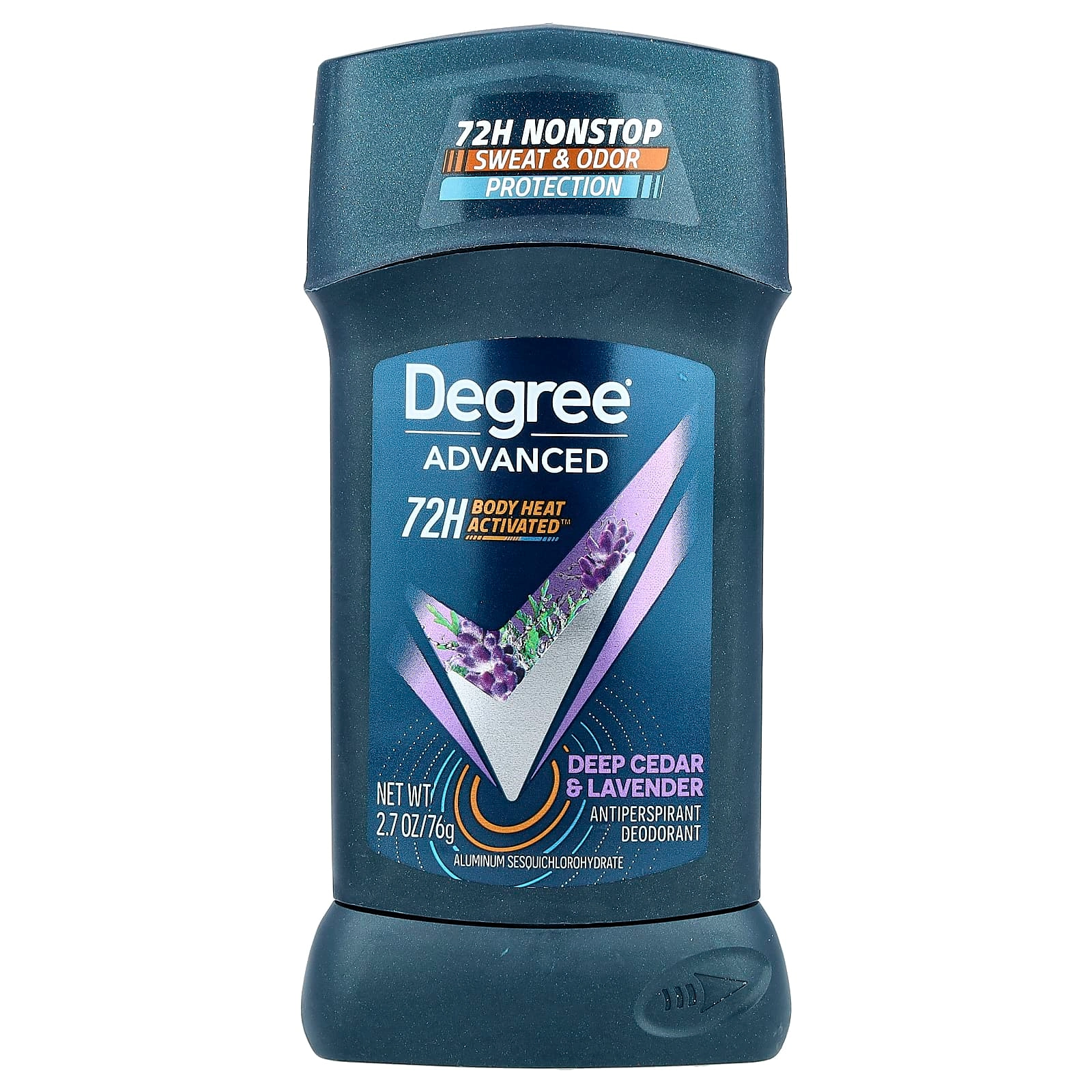 degree 72H Body Heat Activated - Deep Cedar & Lavender 76 g