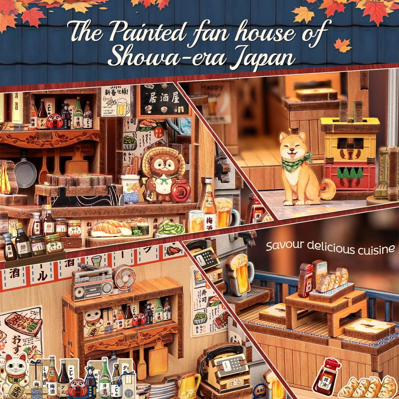 Book Nook - Mini 3D Puzzle Izakaya Shop