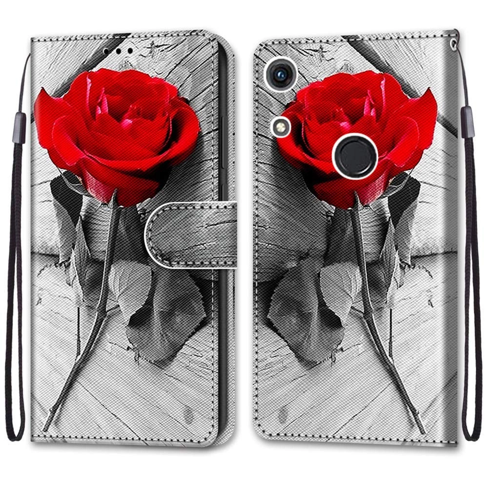 Case Leather Wallet Flip for Huawei Y6 2019 - PU Leather + Tpu