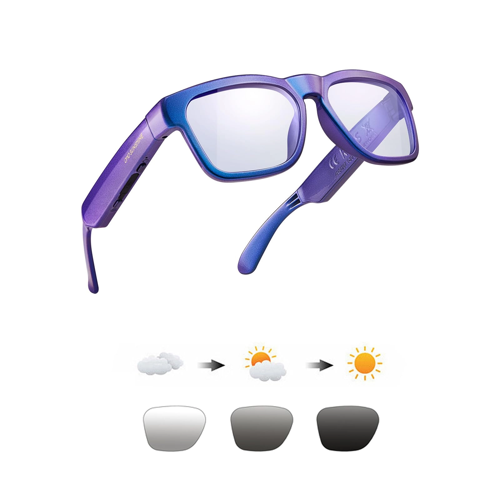 Smart Glasses - Polarized Bluetooth Speaker