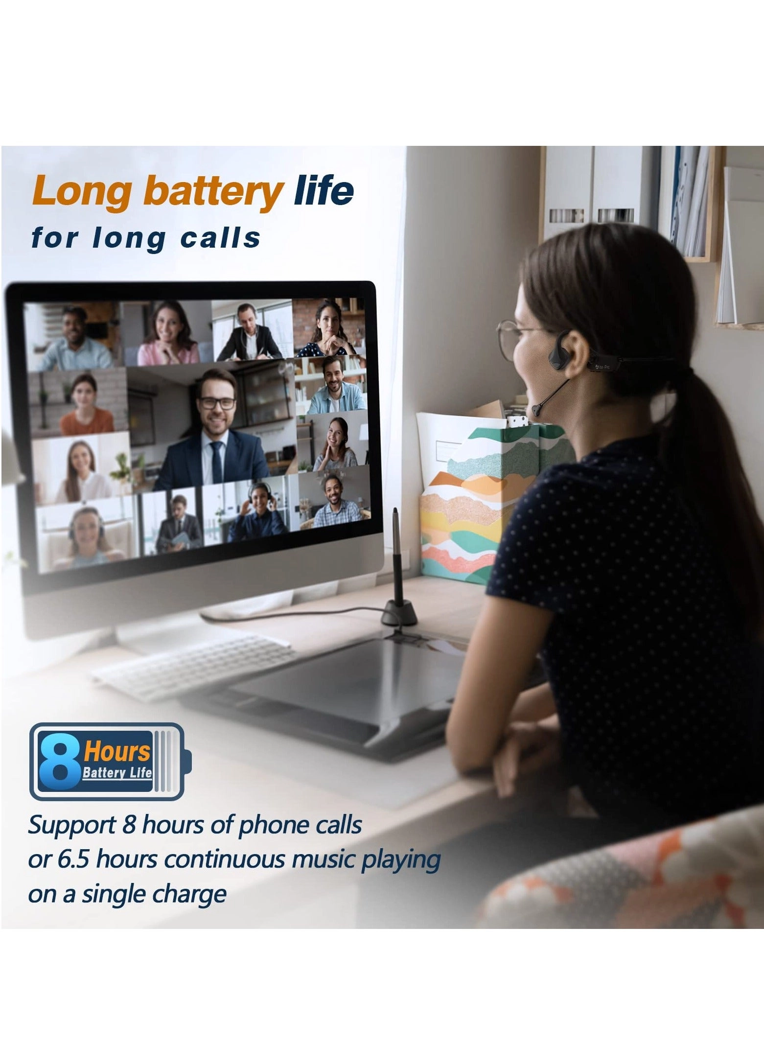 Bone Conduction Headphones Wireless Headphone