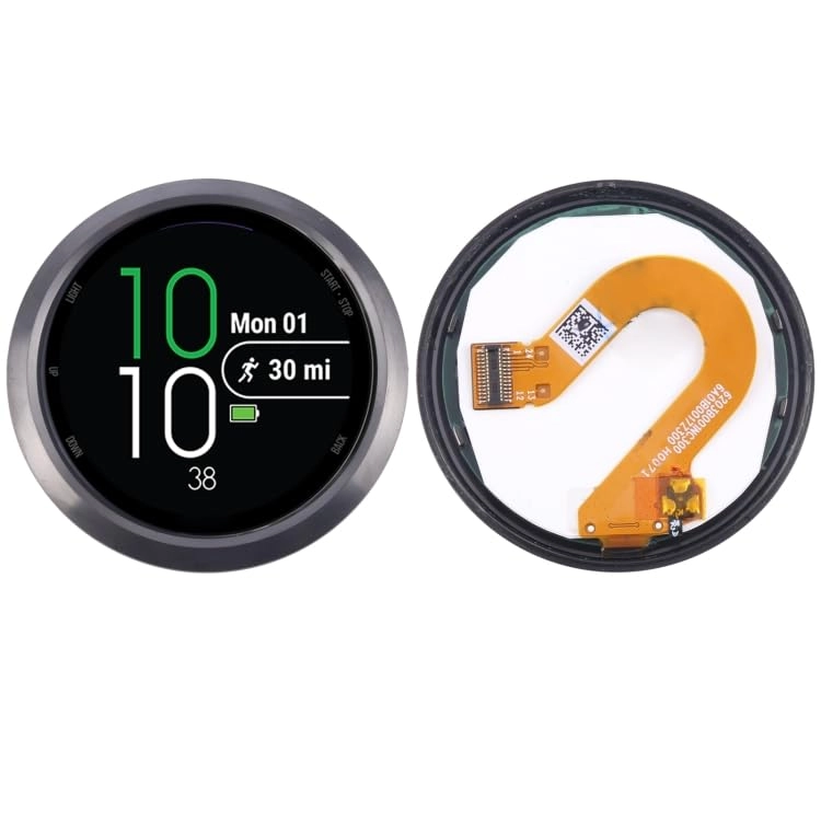 HUAIGNZDF Watch Spare Part LCD Screen and Digitizer Full Assembly for Garmin Forerunner 645