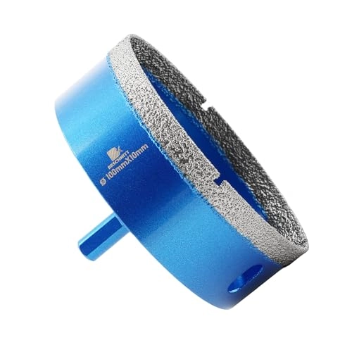 BRSCHNITT Dry Diamond Core Drill Bit - 100mm Porcelain Tile Ceramic Stone Granite Marble