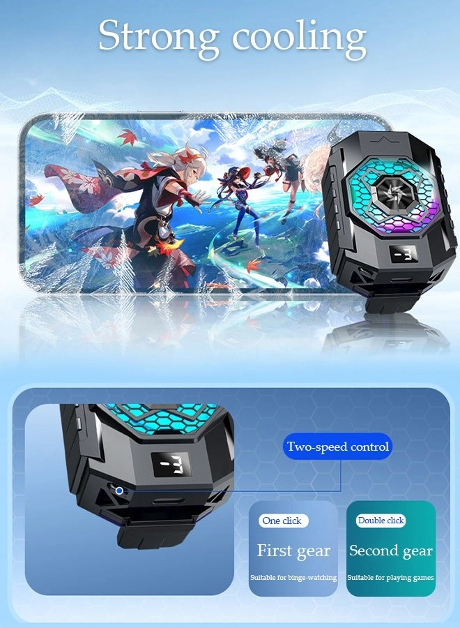 Mobile Phone Cooler - Semiconductor Heatsink LED Display