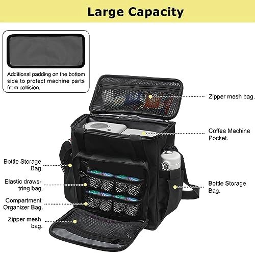 Coffee Maker Travel Bag - Fits for K-Slim Black