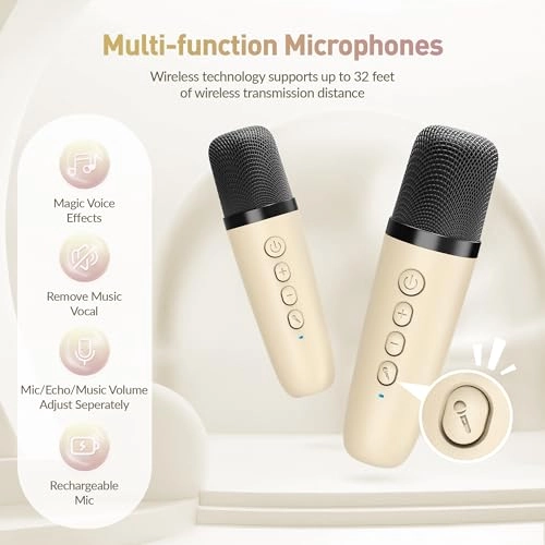 Mini Karaoke Machine Musical Toy - 4,5,6,7,8,9,10,12 years old