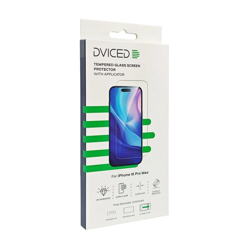 Clear Tempered Glass Screen Protector for iPhone 16 Pro Max