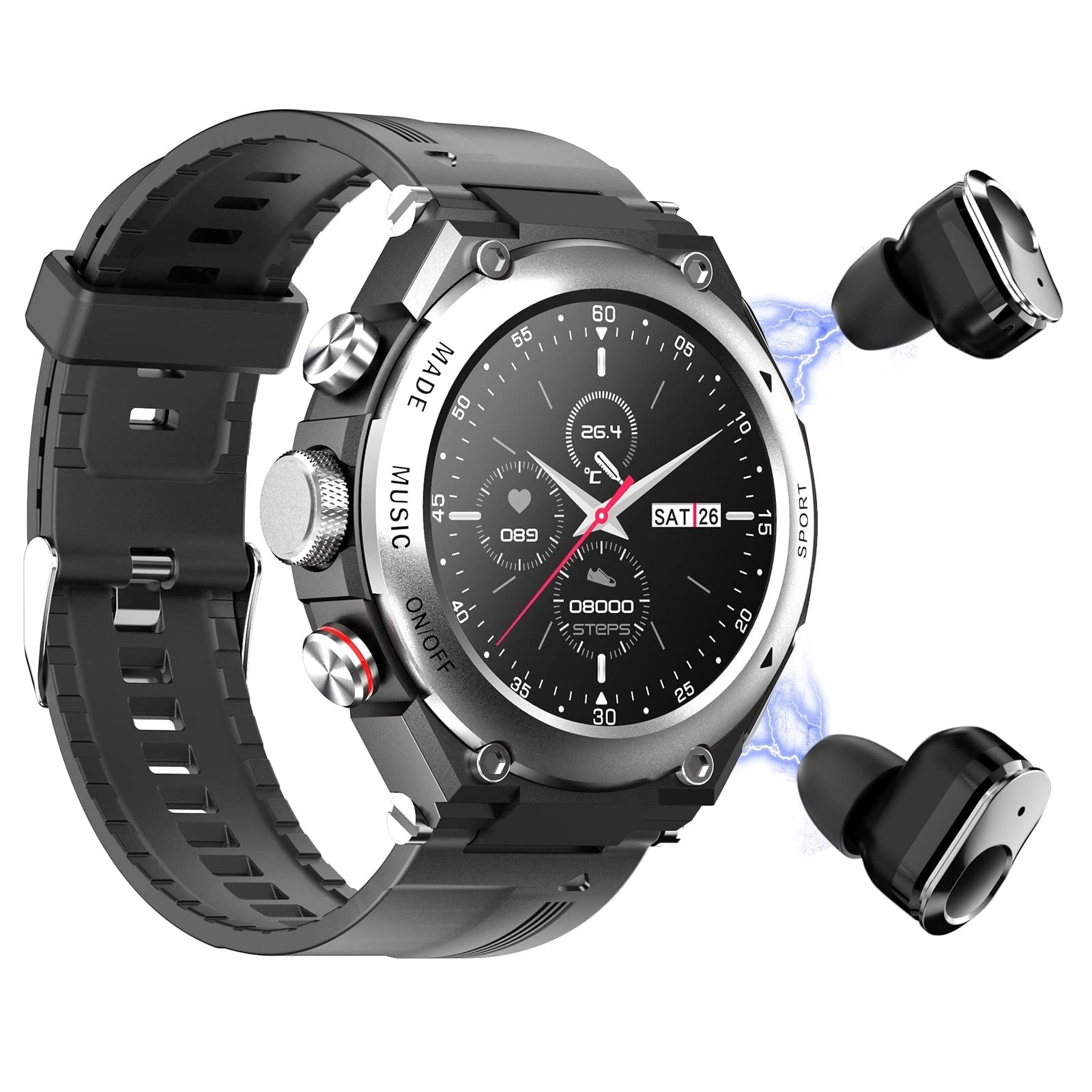 X&Z-XAOY 3 In 1 Smart Watch Zinc alloy