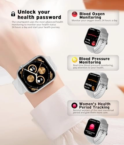 Advanced Health Fitness Smartwatch - 1.97"