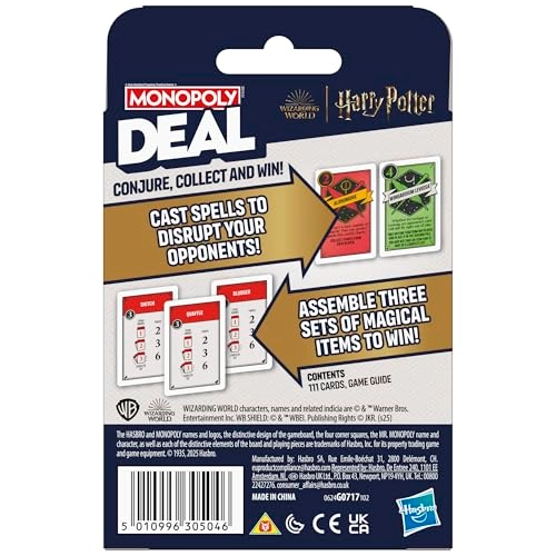Monopoly Deal: HARRY POTTER - Card Game