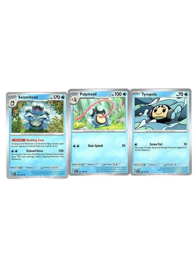 Pokémon Seismitoad 052/197 - Obsidian Flames 3pcs