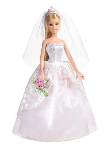 Bride Doll - Plastic White Ages 5+