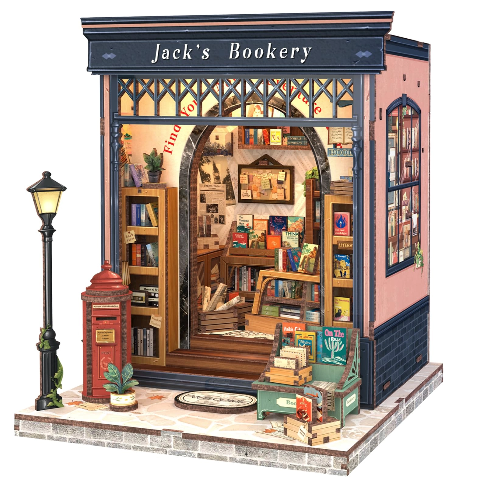 Fsolis Book Nook Kit - Under The Sakura Tree