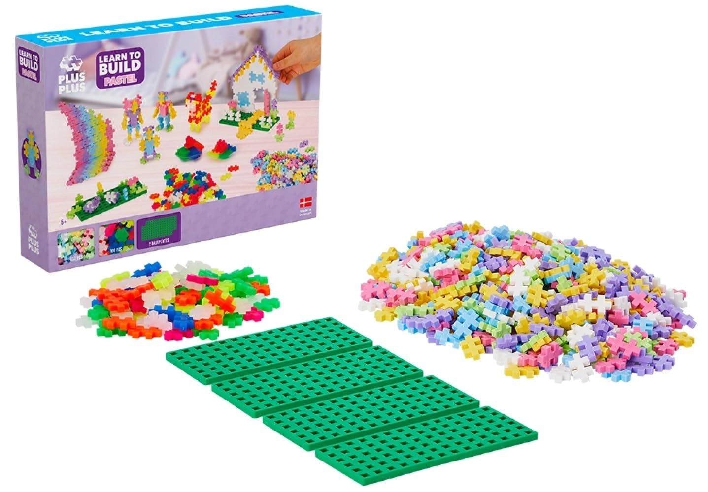 Plus-Plus Learn to Build - Pastel 600 pcs