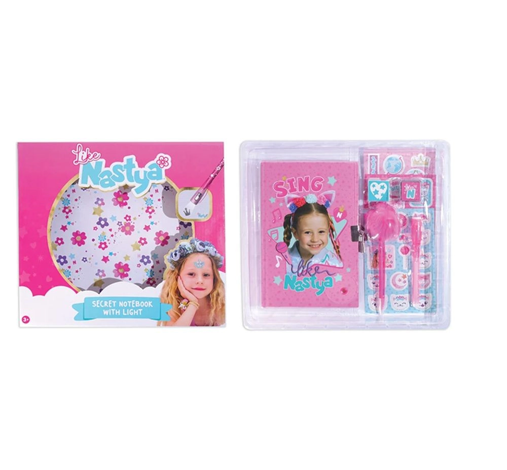 Secret Notebook with Light - Pink 3+