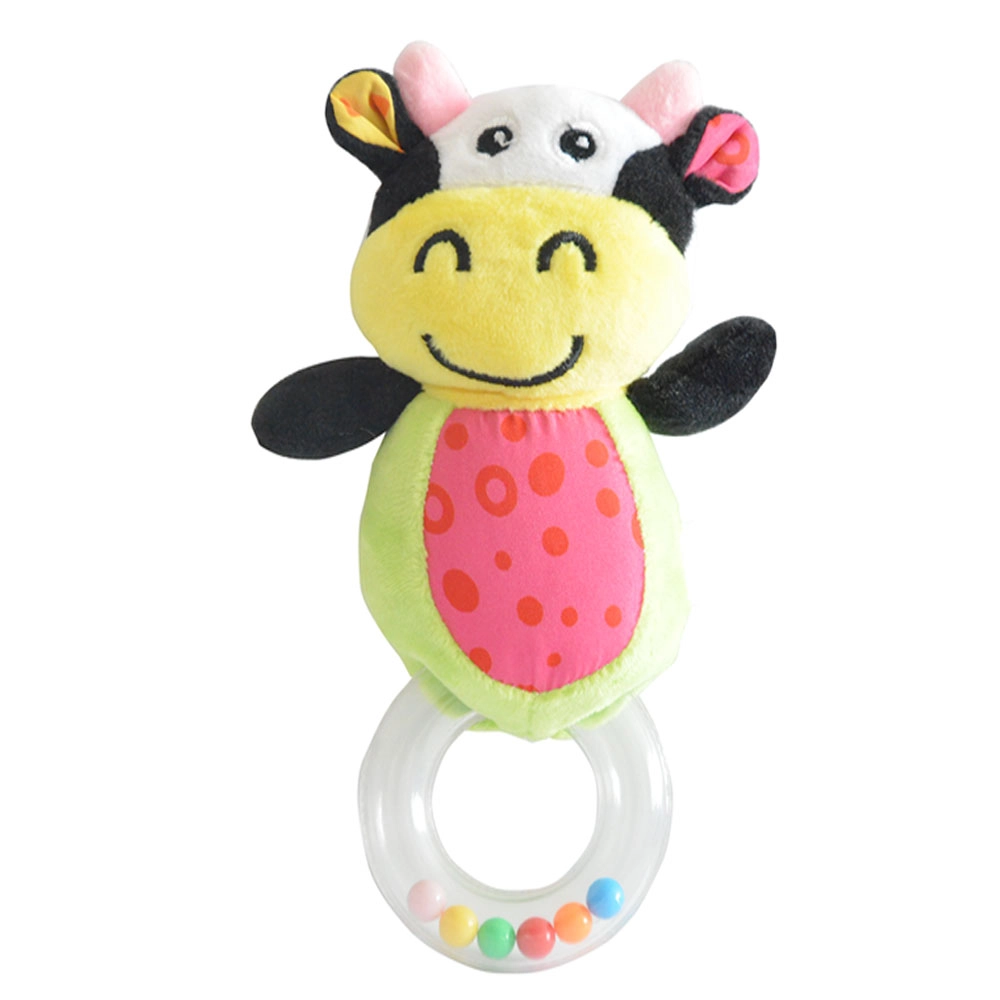 Pixie Cow Rattle Toy - 0 month & above Fabric