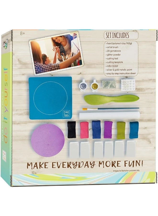 Make Your Own Clay Jewelry Dish Craft Kit - 3 Dishes Ages 8-12