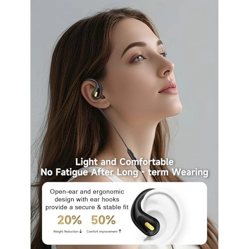 Open Ear Sport Headphones Wired Headphone