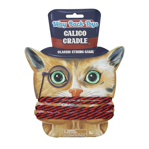 Calico Cradle - Classic String Game Red and Black