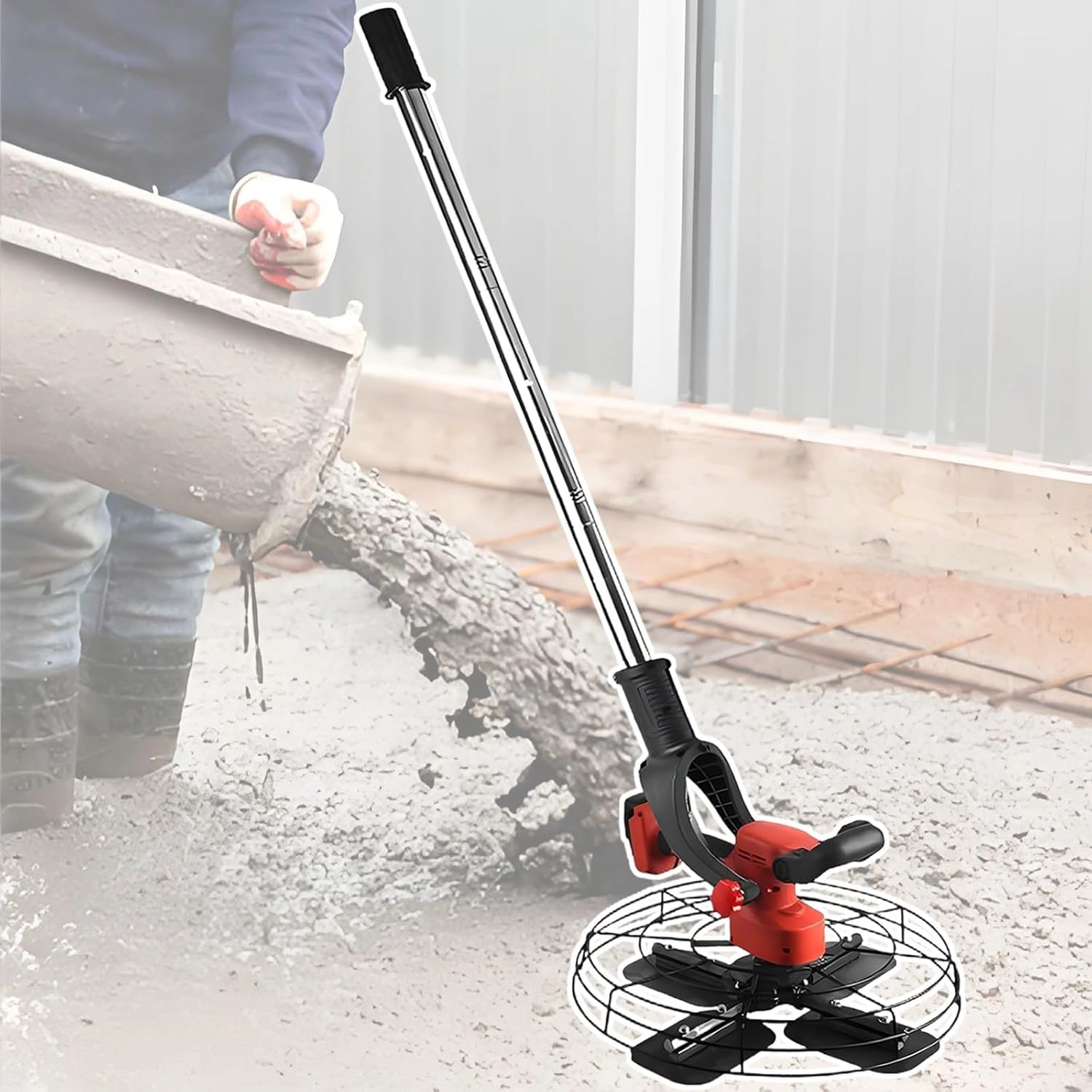 KJHYYPP Concrete Wall Smoothing Polisher - 1680W