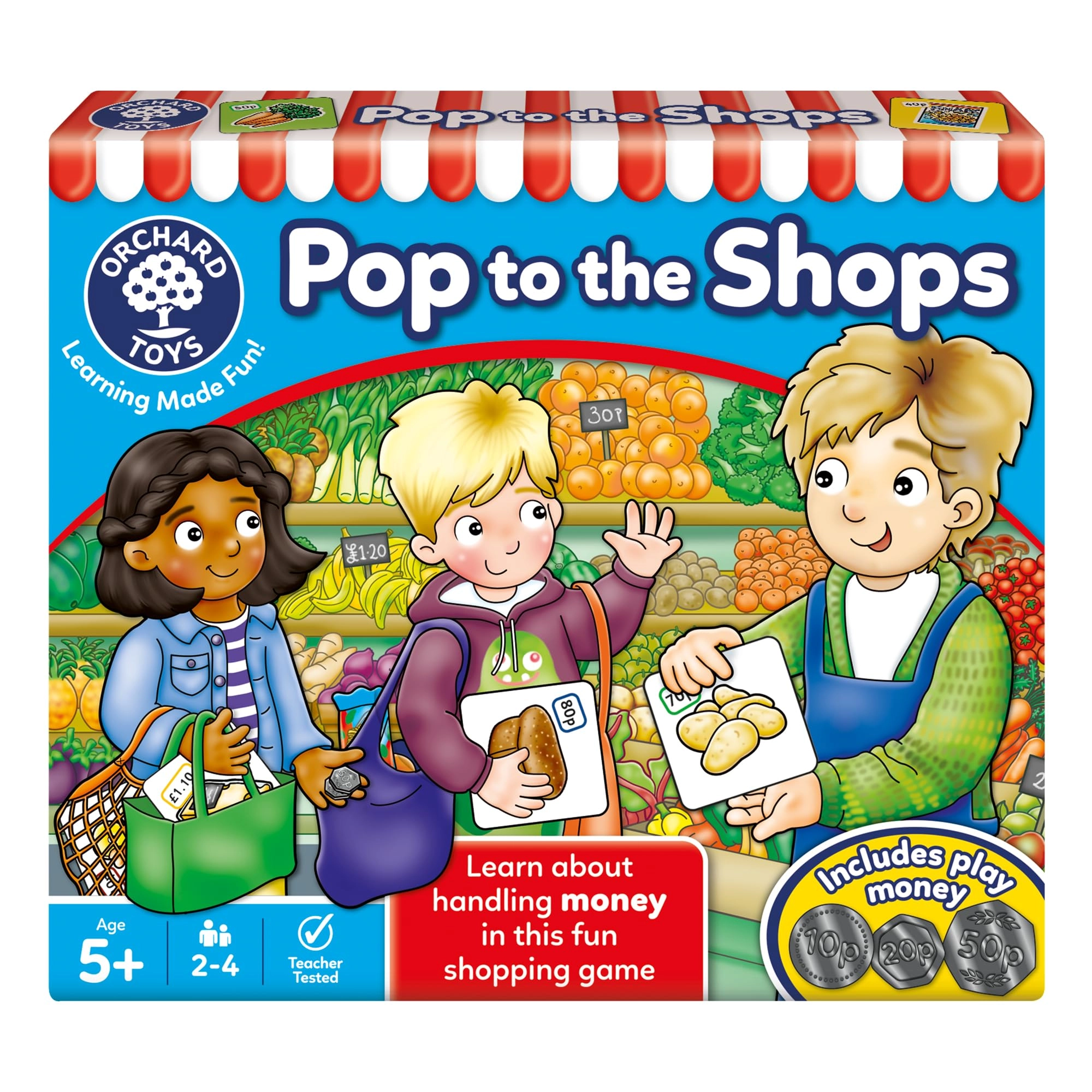 Orchard Toys Pop to the Shops - 5-9 62 pieces