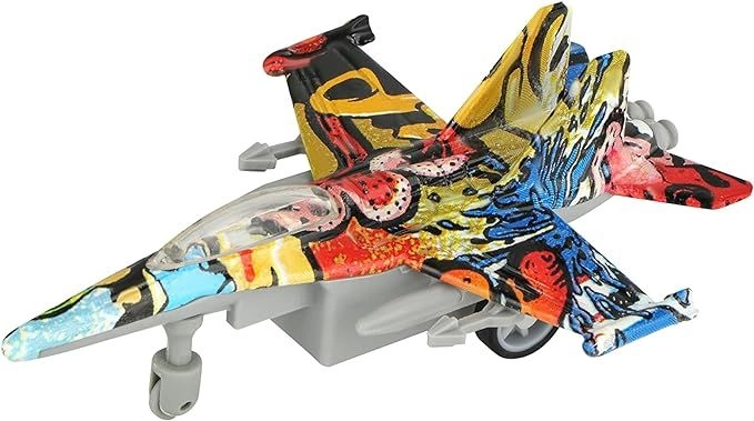 Everyday Pull Back Fighter Aircraft - 1pc